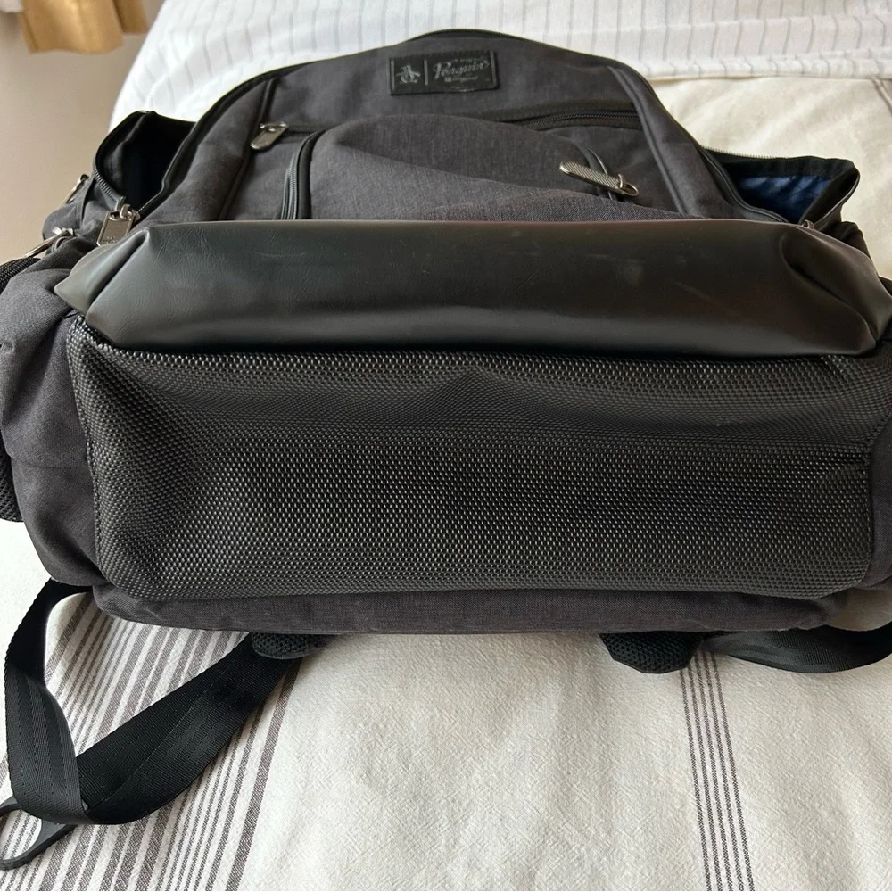 Original Penguin Black Backpack for Men - Picture 4 of 5